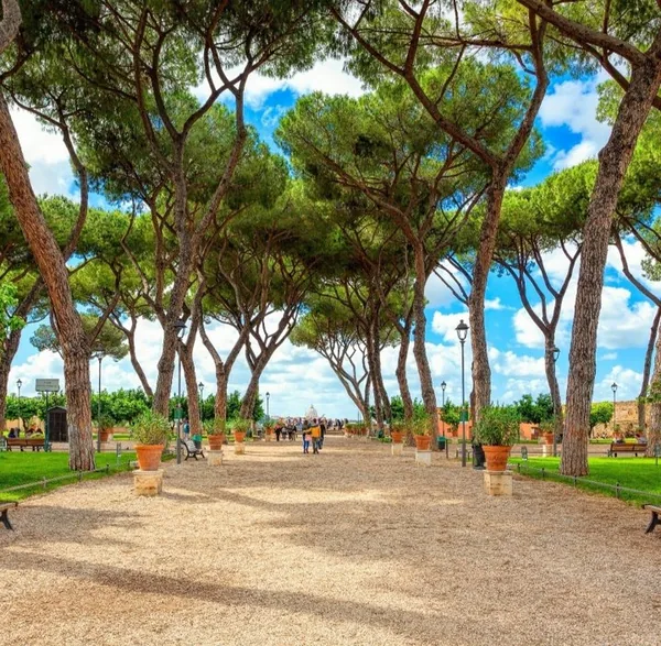 The Orange Trees Garden on the Aventine Hill in Rome